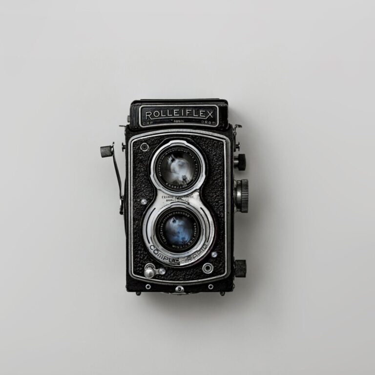 Alte Rolleiflex Mittelformatkamera